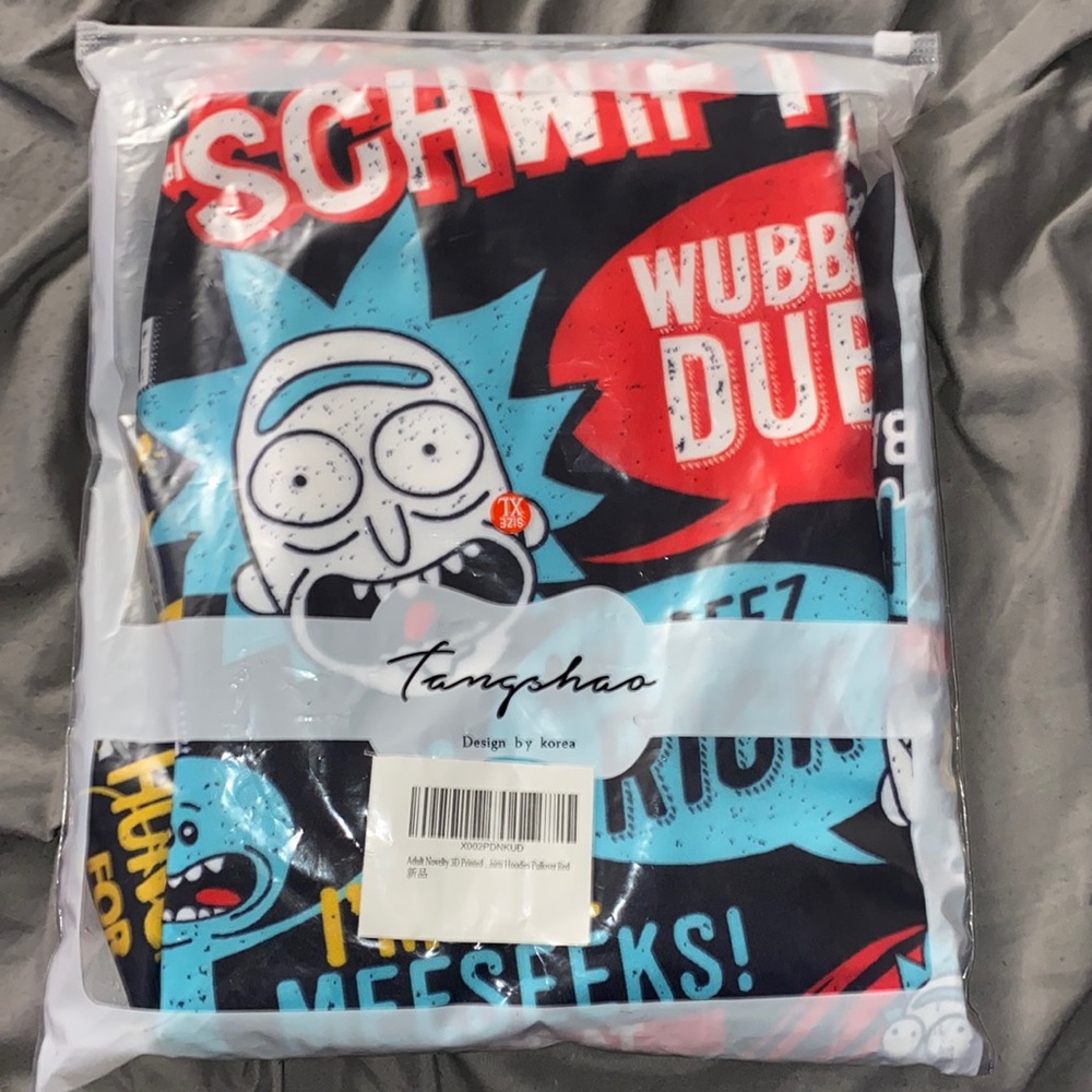 Rick and Morty pullover hoodie